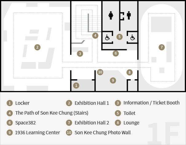 1F map